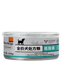 比瑞吉全价犬处方粮 低脂罐